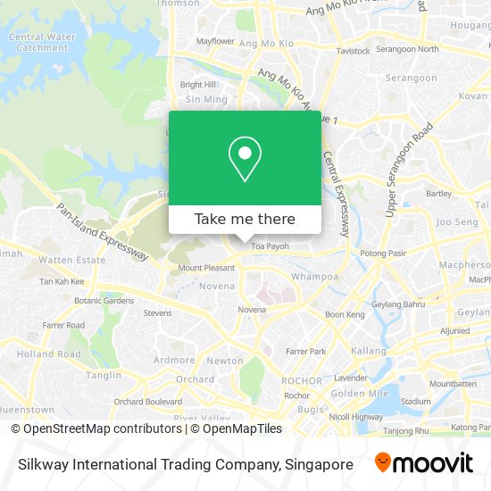 Silkway International Trading Company map