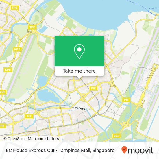 EC House Express Cut - Tampines Mall map
