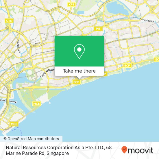 Natural Resources Corporation Asia Pte. LTD., 68 Marine Parade Rd map