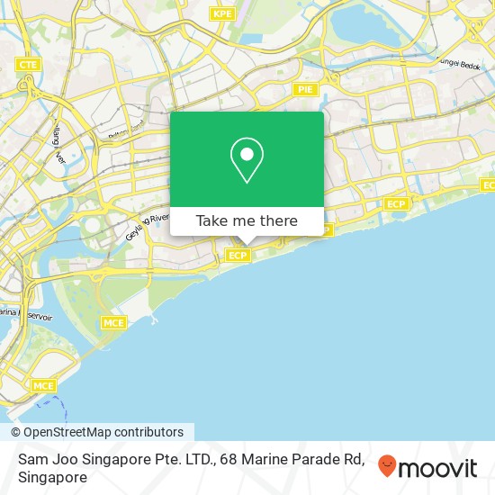 Sam Joo Singapore Pte. LTD., 68 Marine Parade Rd map