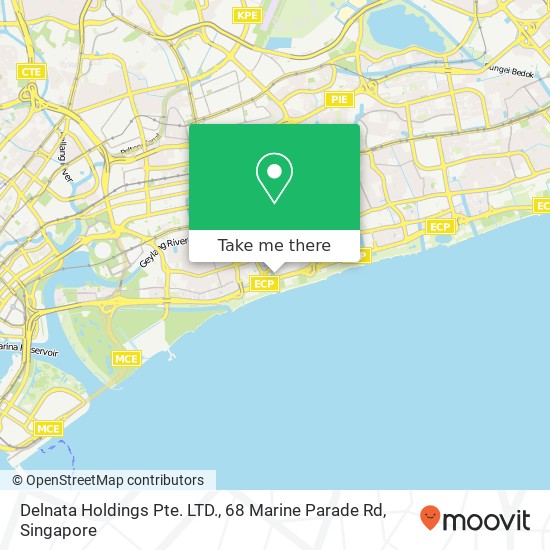 Delnata Holdings Pte. LTD., 68 Marine Parade Rd map