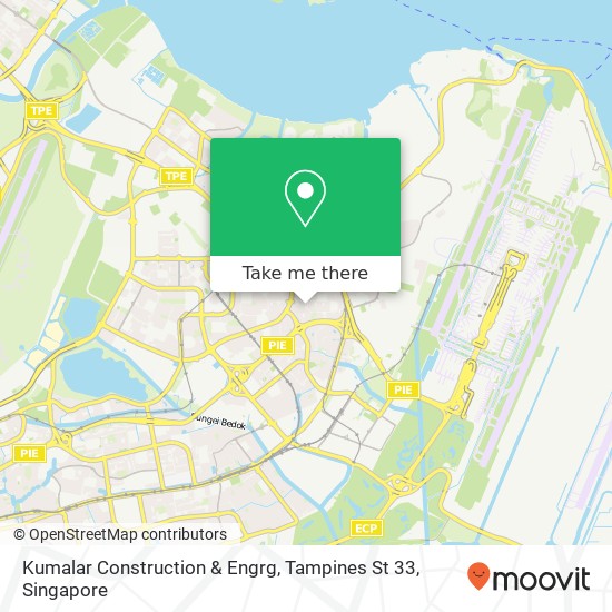 Kumalar Construction & Engrg, Tampines St 33地图