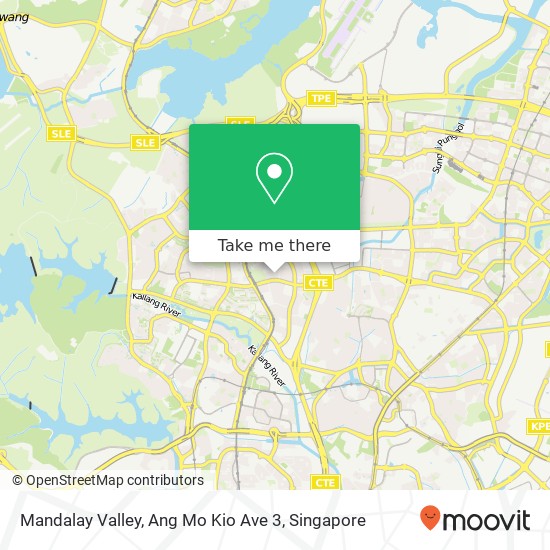 Mandalay Valley, Ang Mo Kio Ave 3 map