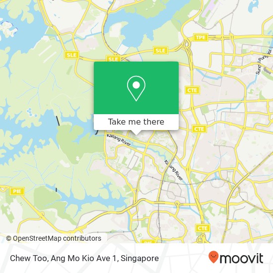 Chew Too, Ang Mo Kio Ave 1 map