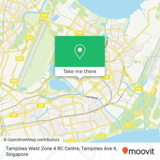 Tampines West Zone 4 RC Centre, Tampines Ave 4 map
