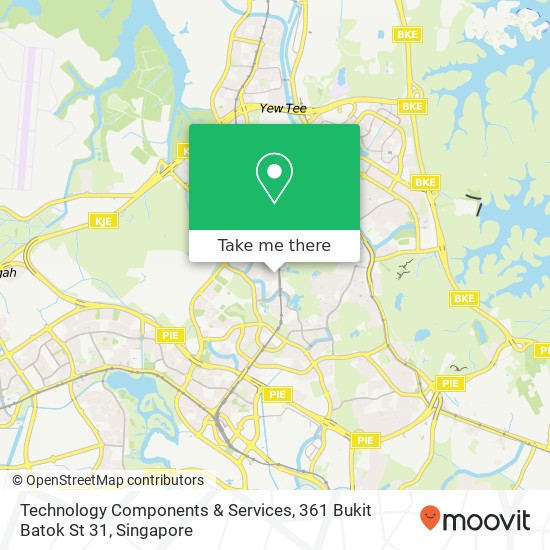 Technology Components & Services, 361 Bukit Batok St 31 map
