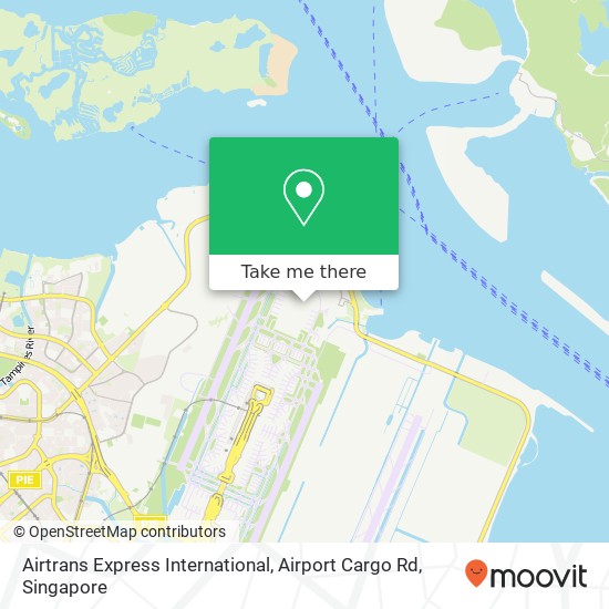 Airtrans Express International, Airport Cargo Rd map