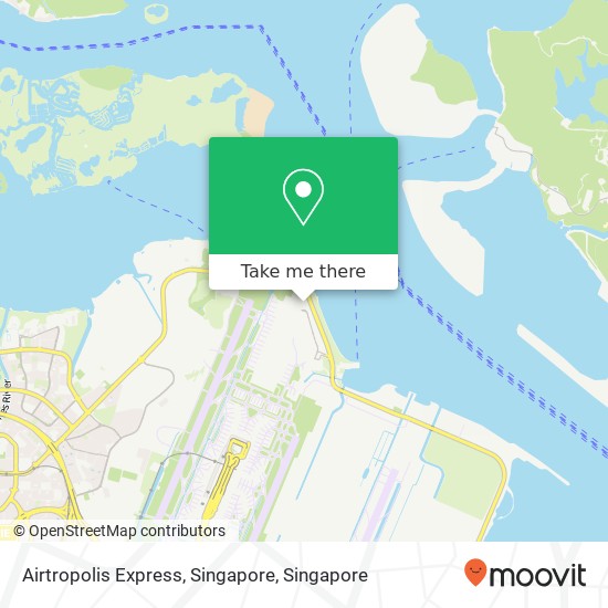 Airtropolis Express, Singapore map