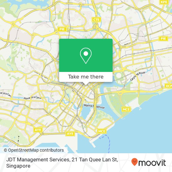JDT Management Services, 21 Tan Quee Lan St地图