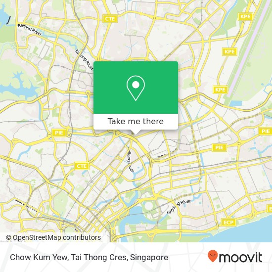 Chow Kum Yew, Tai Thong Cres map