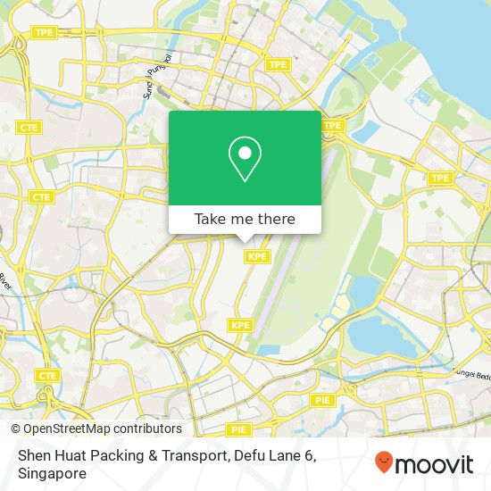 Shen Huat Packing & Transport, Defu Lane 6 map