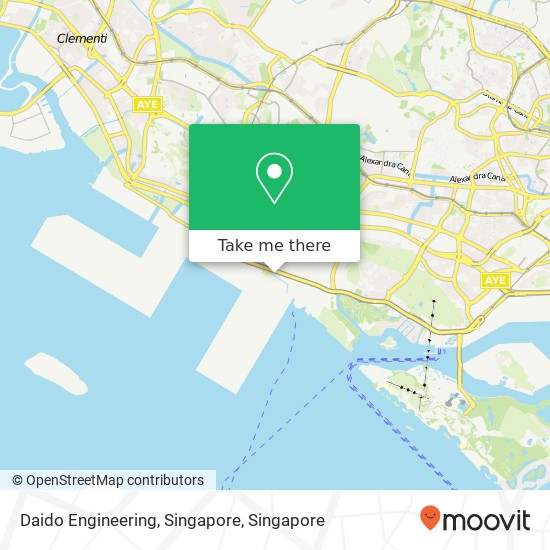 Daido Engineering, Singapore map