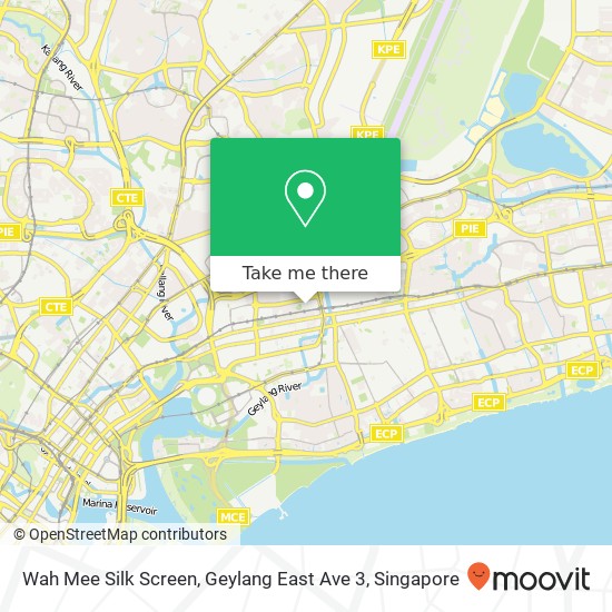 Wah Mee Silk Screen, Geylang East Ave 3 map