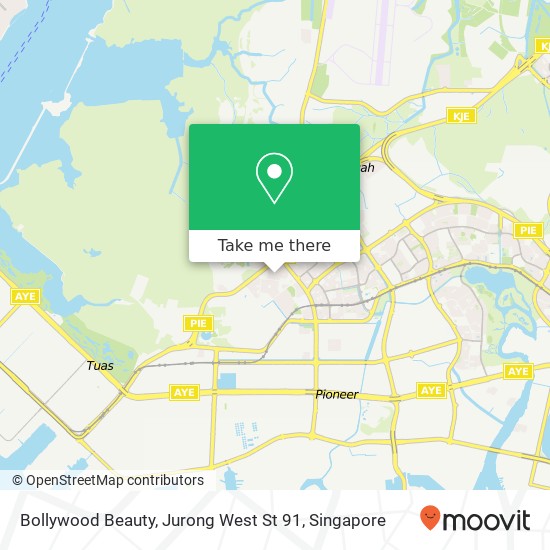 Bollywood Beauty, Jurong West St 91 map