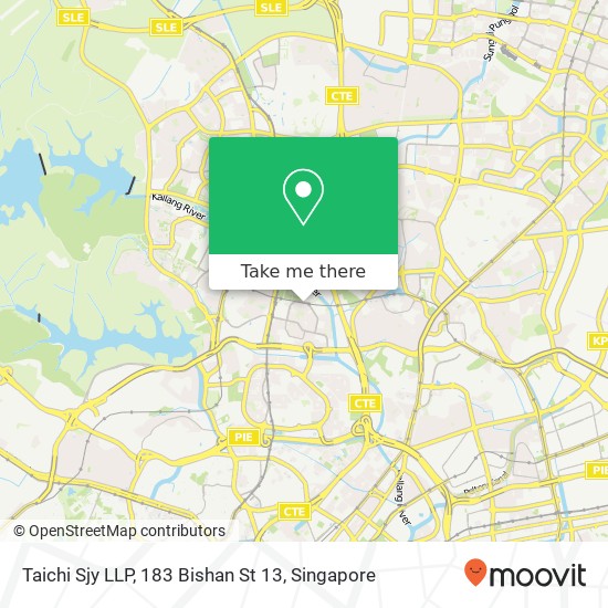 Taichi Sjy LLP, 183 Bishan St 13地图