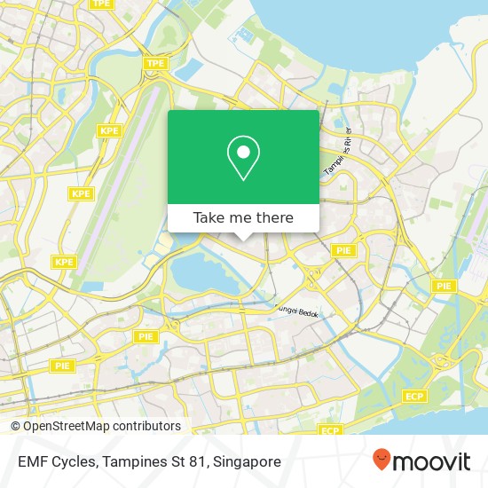 EMF Cycles, Tampines St 81地图