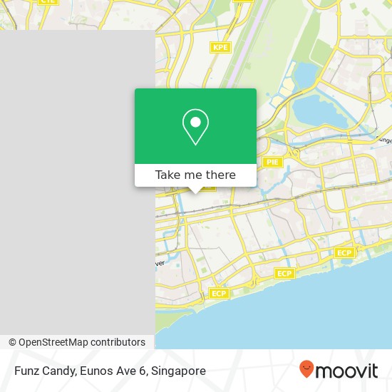 Funz Candy, Eunos Ave 6 map