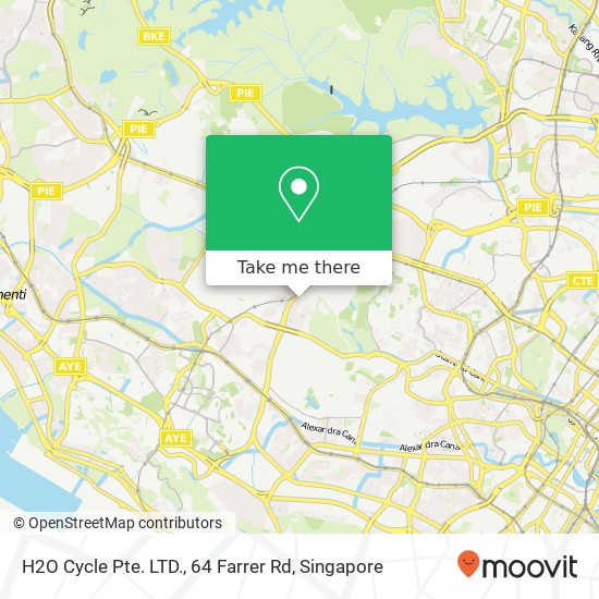 H2O Cycle Pte. LTD., 64 Farrer Rd map
