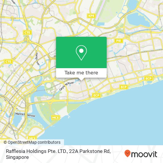 Rafflesia Holdings Pte. LTD., 22A Parkstone Rd map