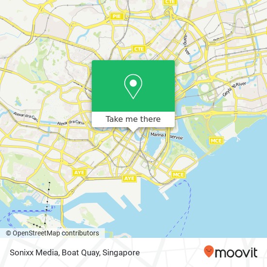 Sonixx Media, Boat Quay map