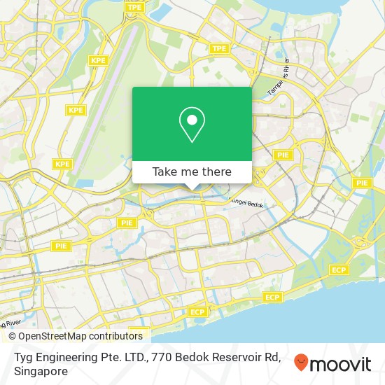 Tyg Engineering Pte. LTD., 770 Bedok Reservoir Rd地图