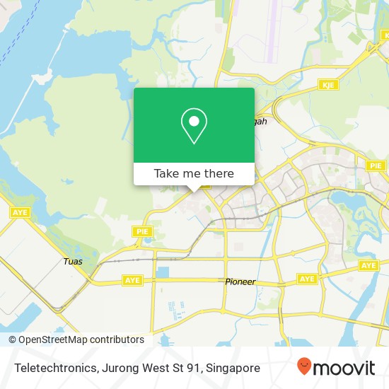 Teletechtronics, Jurong West St 91 map
