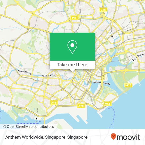 Anthem Worldwide, Singapore地图