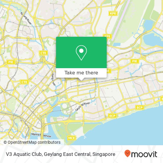 V3 Aquatic Club, Geylang East Central map