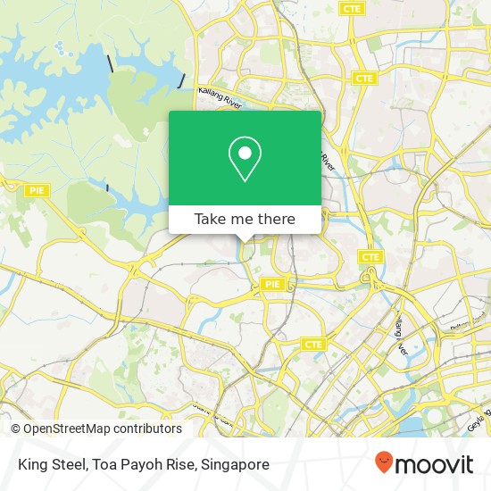 King Steel, Toa Payoh Rise地图