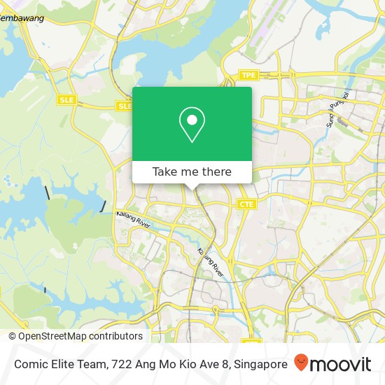 Comic Elite Team, 722 Ang Mo Kio Ave 8 map