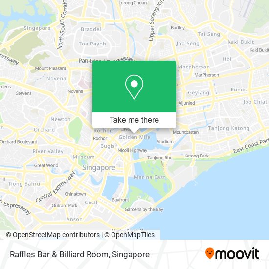 Raffles Bar & Billiard Room map