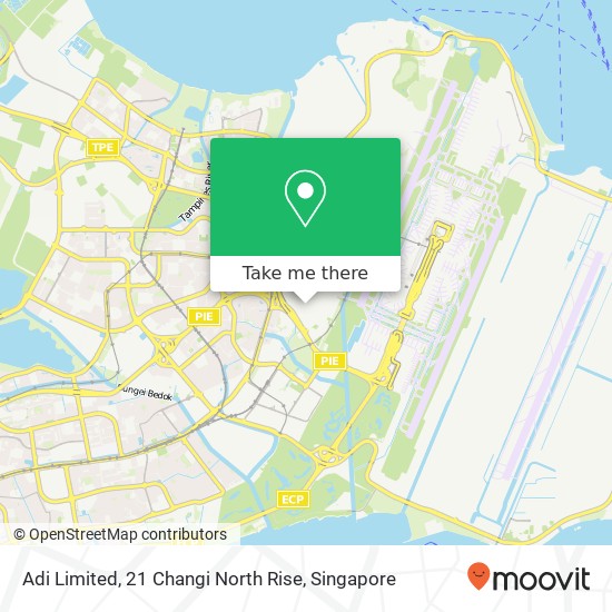 Adi Limited, 21 Changi North Rise地图