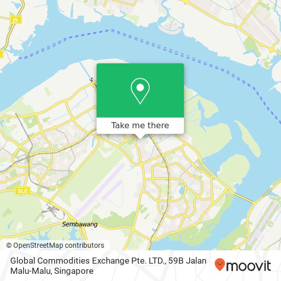 Global Commodities Exchange Pte. LTD., 59B Jalan Malu-Malu map