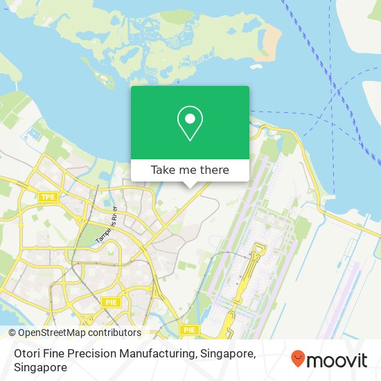 Otori Fine Precision Manufacturing, Singapore map
