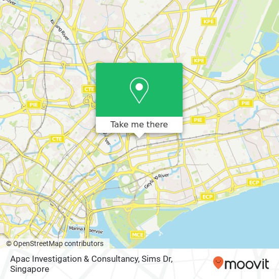 Apac Investigation & Consultancy, Sims Dr map