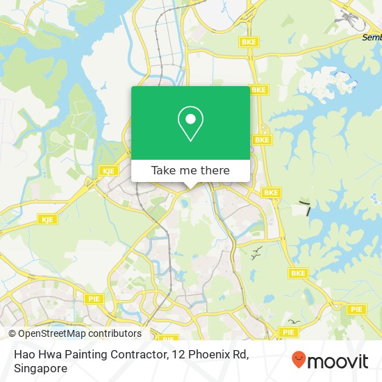 Hao Hwa Painting Contractor, 12 Phoenix Rd地图