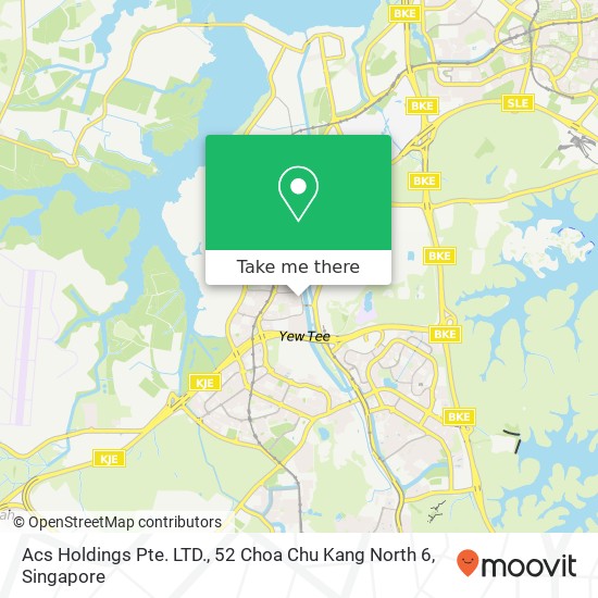 Acs Holdings Pte. LTD., 52 Choa Chu Kang North 6 map