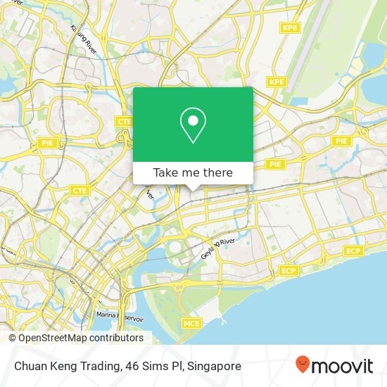 Chuan Keng Trading, 46 Sims Pl地图