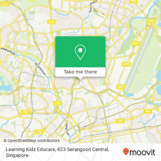 Learning Kidz Educare, 423 Serangoon Central地图