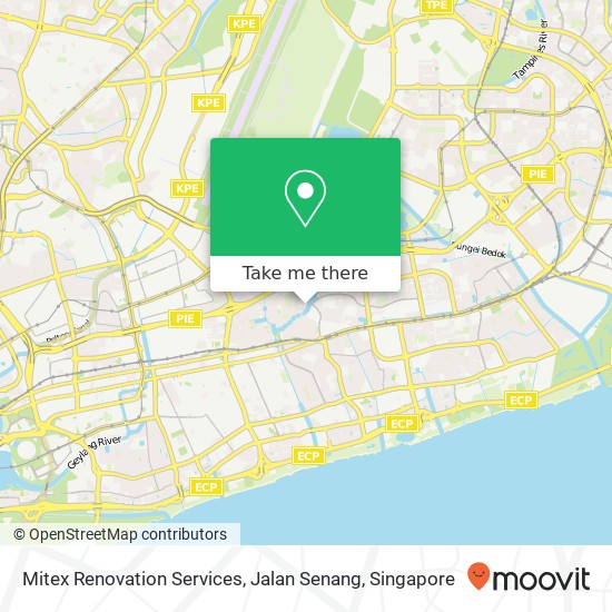 Mitex Renovation Services, Jalan Senang map