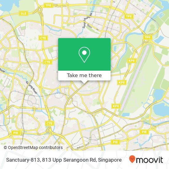 Sanctuary-813, 813 Upp Serangoon Rd地图