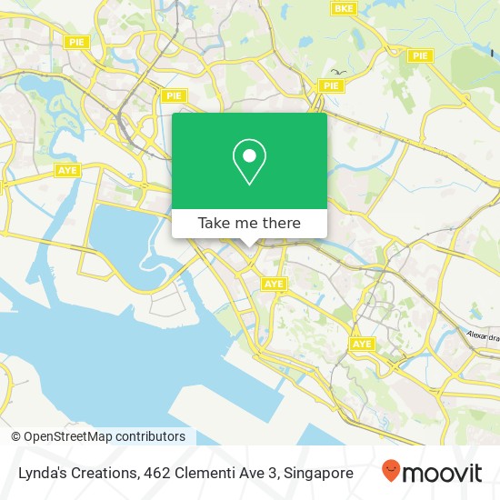 Lynda's Creations, 462 Clementi Ave 3地图