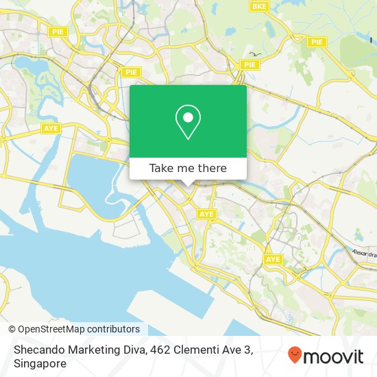 Shecando Marketing Diva, 462 Clementi Ave 3 map