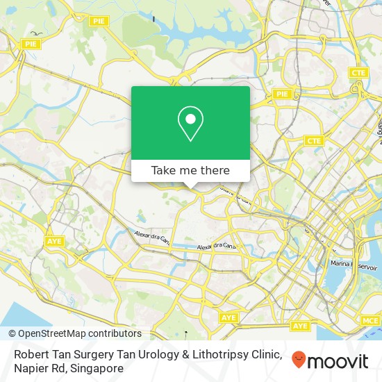 Robert Tan Surgery Tan Urology & Lithotripsy Clinic, Napier Rd map