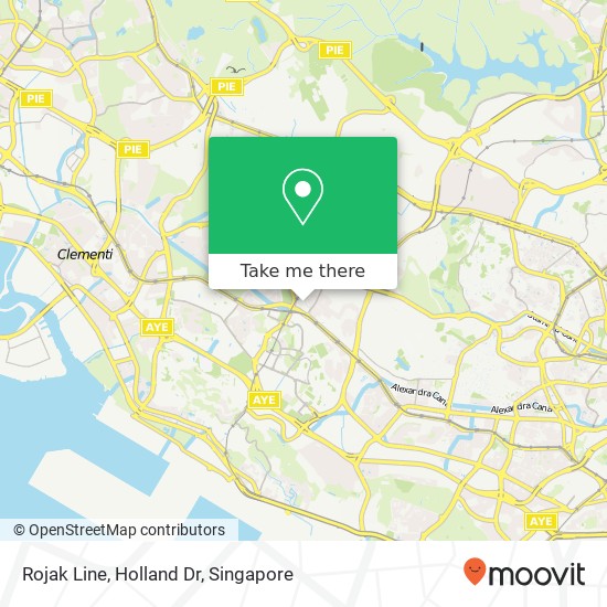 Rojak Line, Holland Dr map