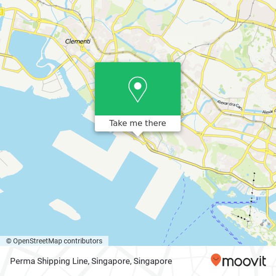 Perma Shipping Line map
