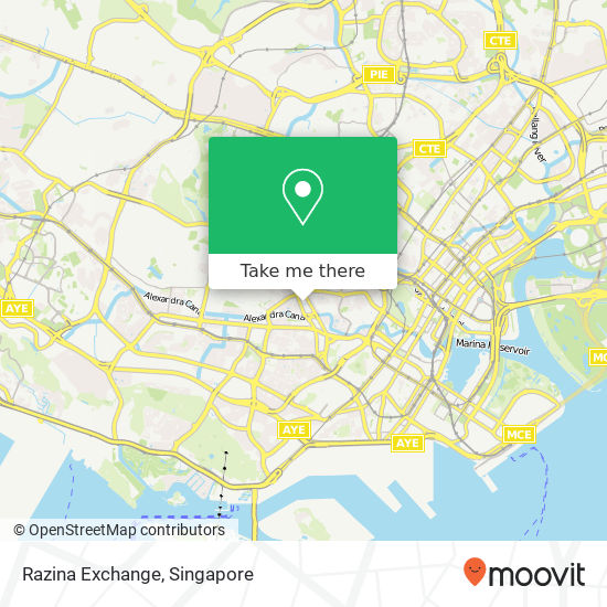 Razina Exchange map