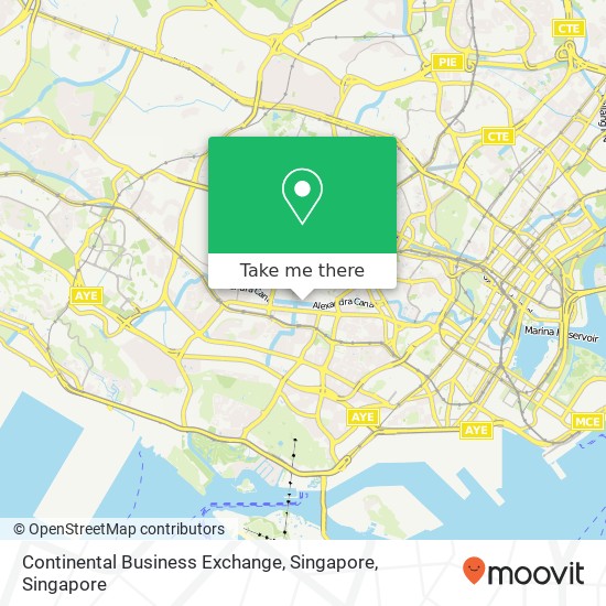 Continental Business Exchange, Singapore map