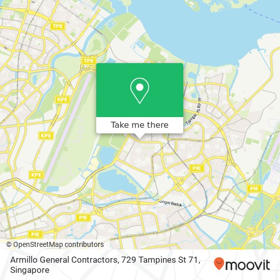 Armillo General Contractors, 729 Tampines St 71地图