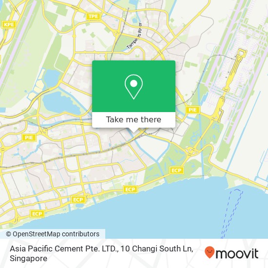 Asia Pacific Cement Pte. LTD., 10 Changi South Ln map
